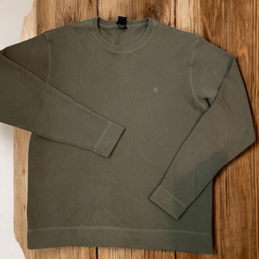 Aigle France men's knit pullover Size Med Green